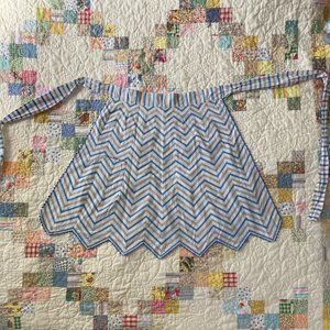 Homemade Midcentury Half Apron